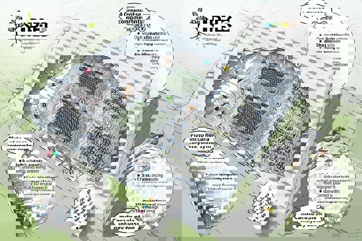 Artist Impression WUR NPEC Greenhouse. PhenoKey was hired as design architect by both Wageningen & Utrecht University. Image credits: WUR NPEC