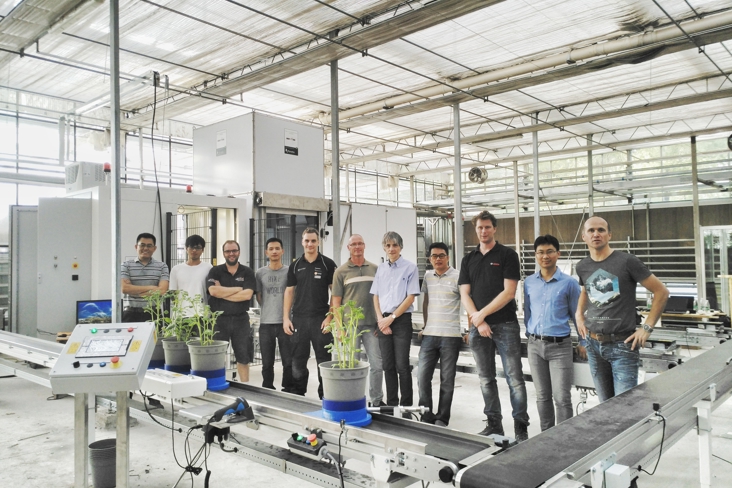 Teamfoto after PhenoCT at CAAS China. Client contact by PhenoTrait China 